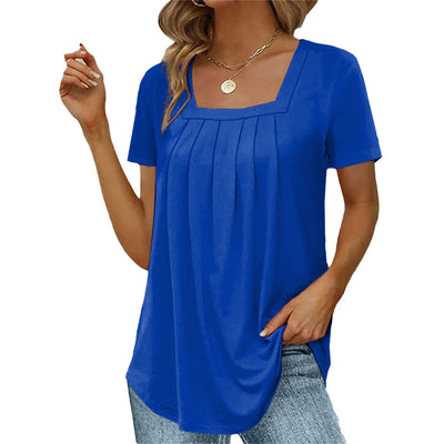 Joyce - Casual Pleated Blouse