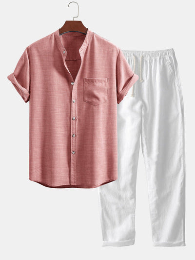 Essential Linen Shirt & Trousers Set