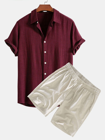 Relaxed Linen Shirt & Shorts