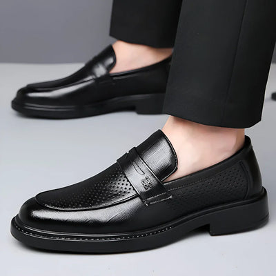 Alessio Aero‑Leather Loafers