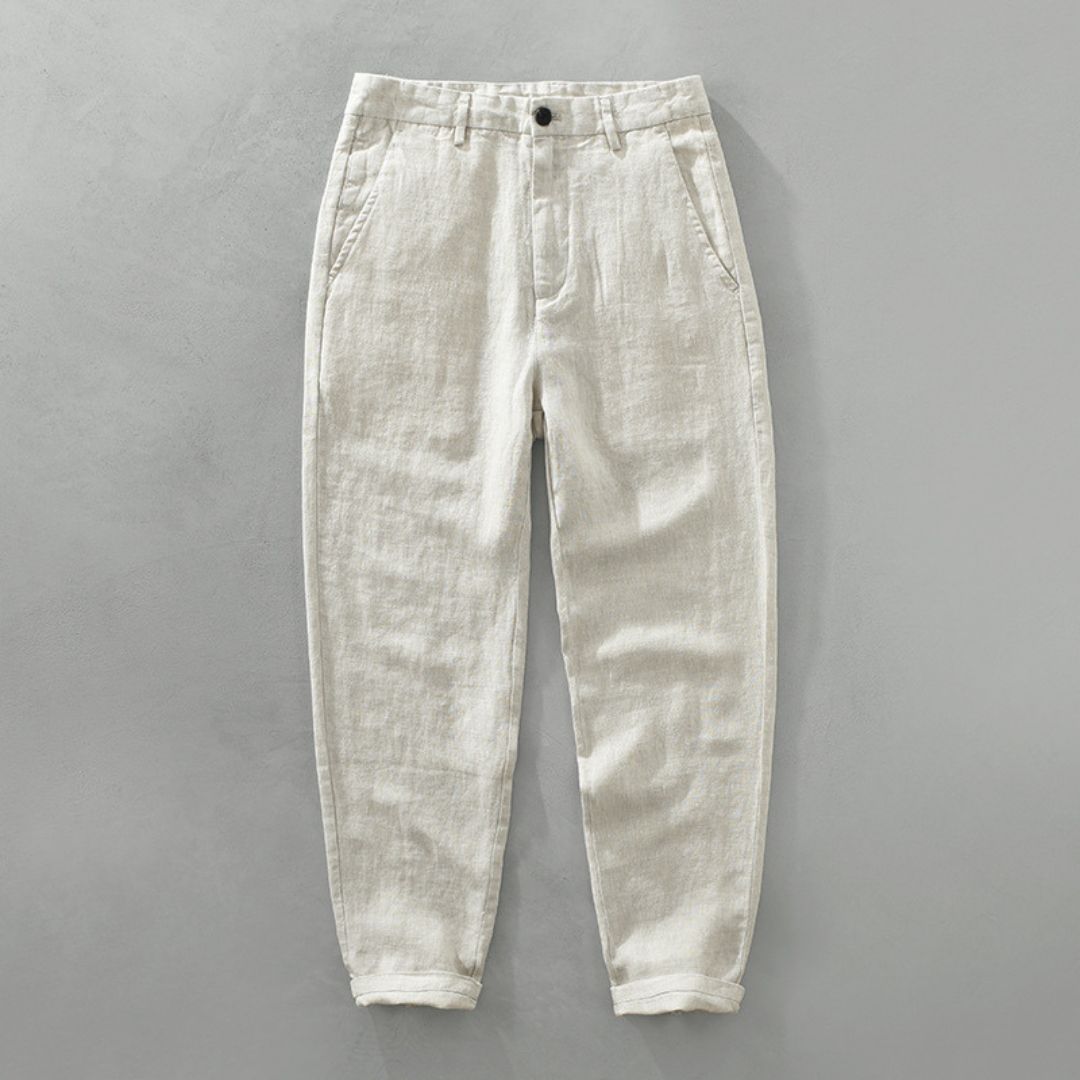Rafael Linen Tapered Trousers