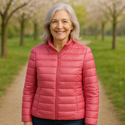 Ulla Lightweight Mid Jacket | Salmon