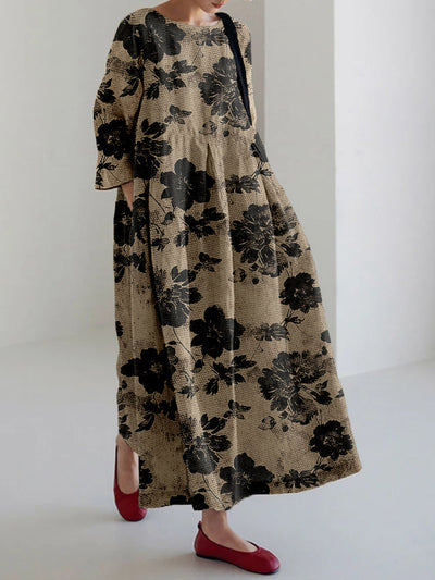 Nerisse - Botanical Print Dress