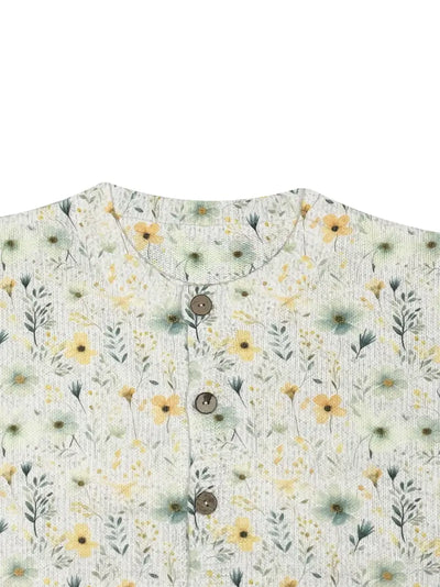 Linda - Floral Knit Cardigan