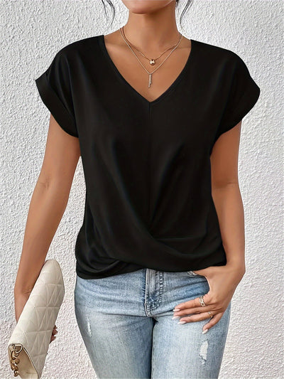 Blakely - Casual V-Neck Blouse