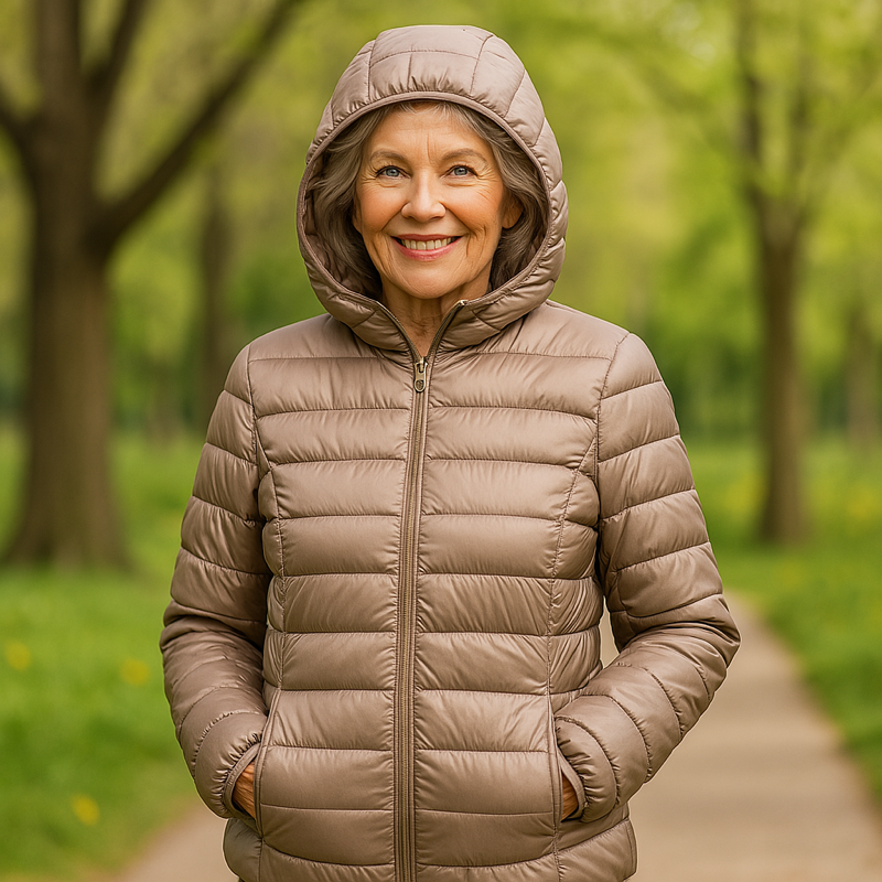 Metta Padded Jacket | Champagne