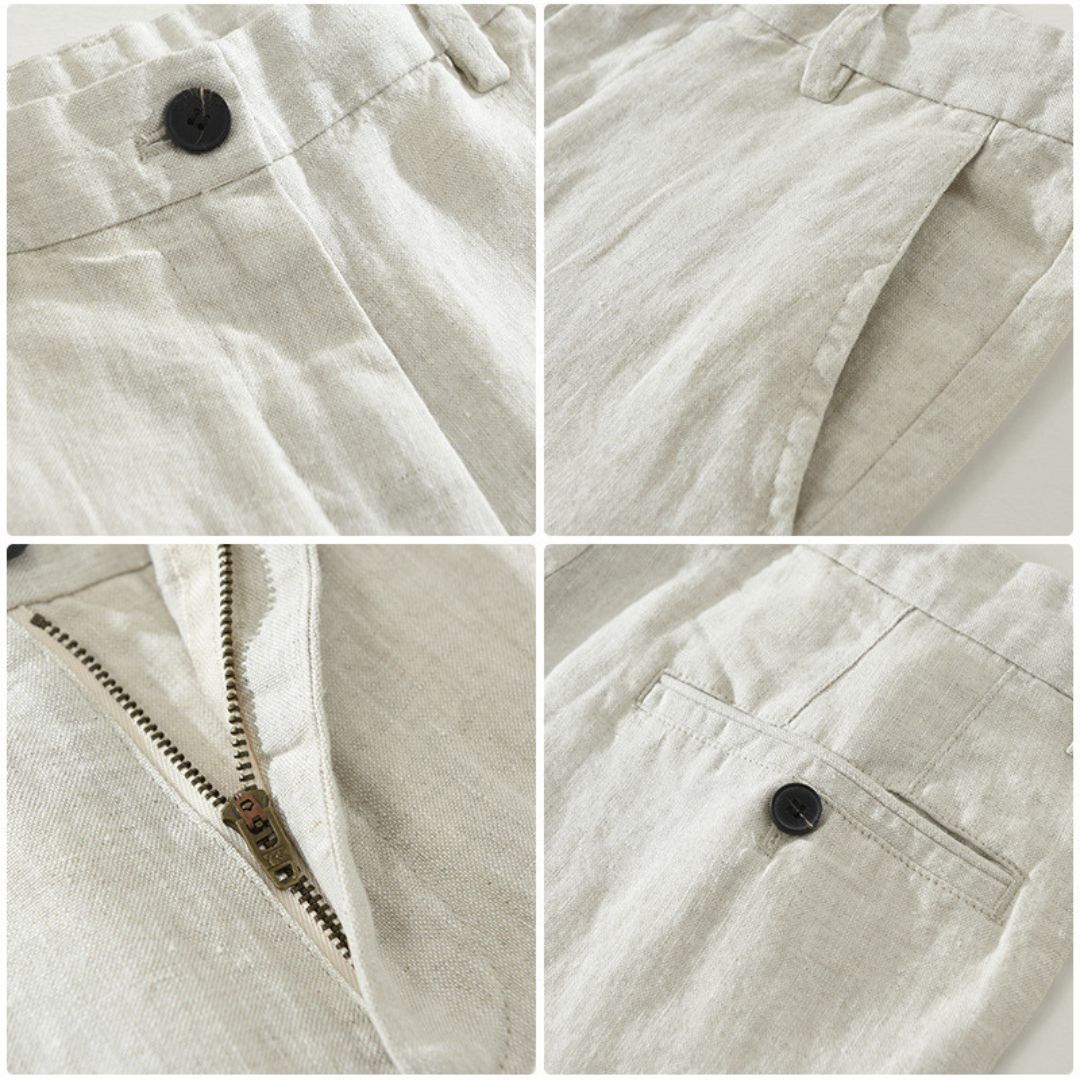 Rafael Linen Tapered Trousers