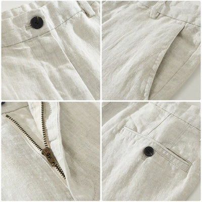 Rafael Linen Tapered Trousers