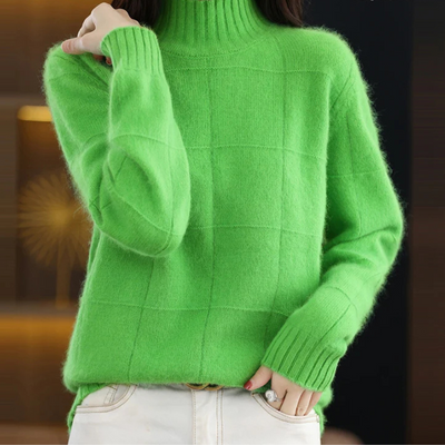 Jasmine - Windproof Turtleneck Sweater