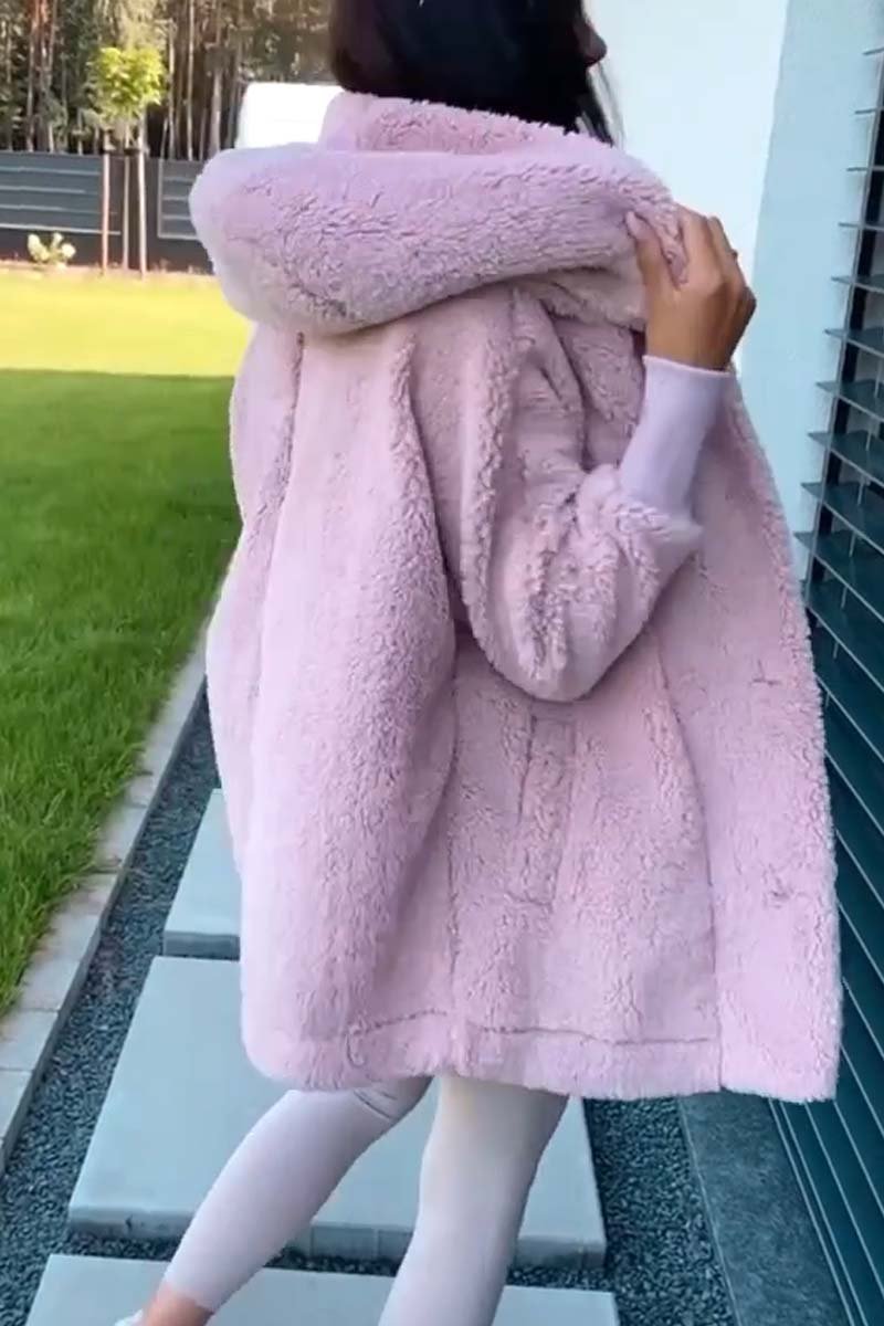 LEYA | Plush Hooded Jacket