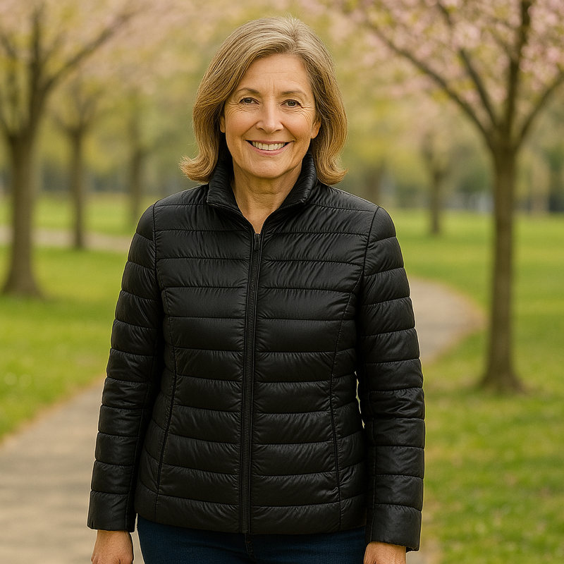 Ulla Lightweight Mid-Season Jacket | Black