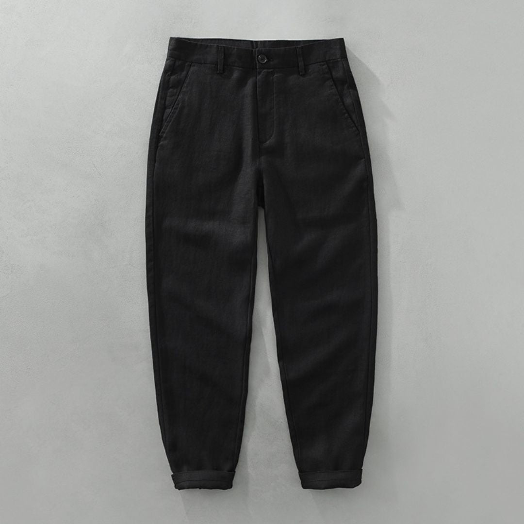 Rafael Linen Tapered Trousers