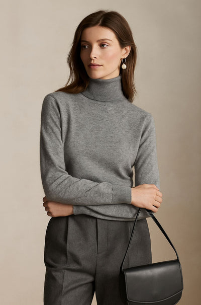 Amara London | Cashmere Turtleneck Sweater