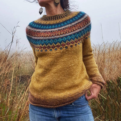 Sara | Colourful Knitted Jumper