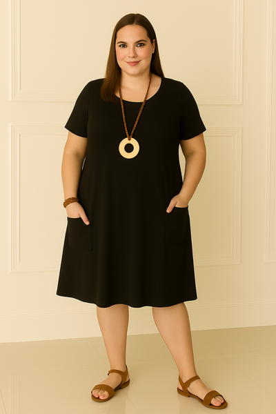 Casual Tummy Covering Dress | TORONTO