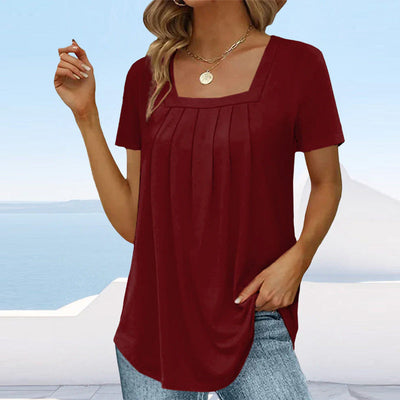 Joyce - Casual Pleated Blouse