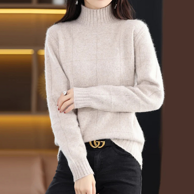 Jasmine - Windproof Turtleneck Sweater
