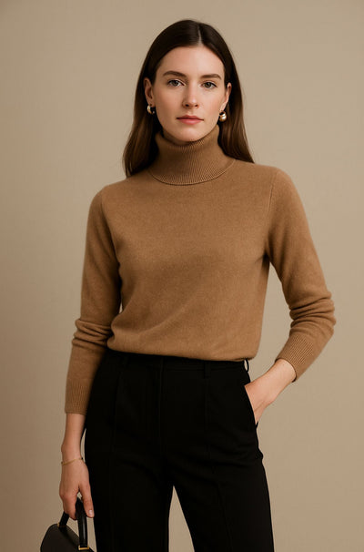 Amara London | Cashmere Turtleneck Sweater