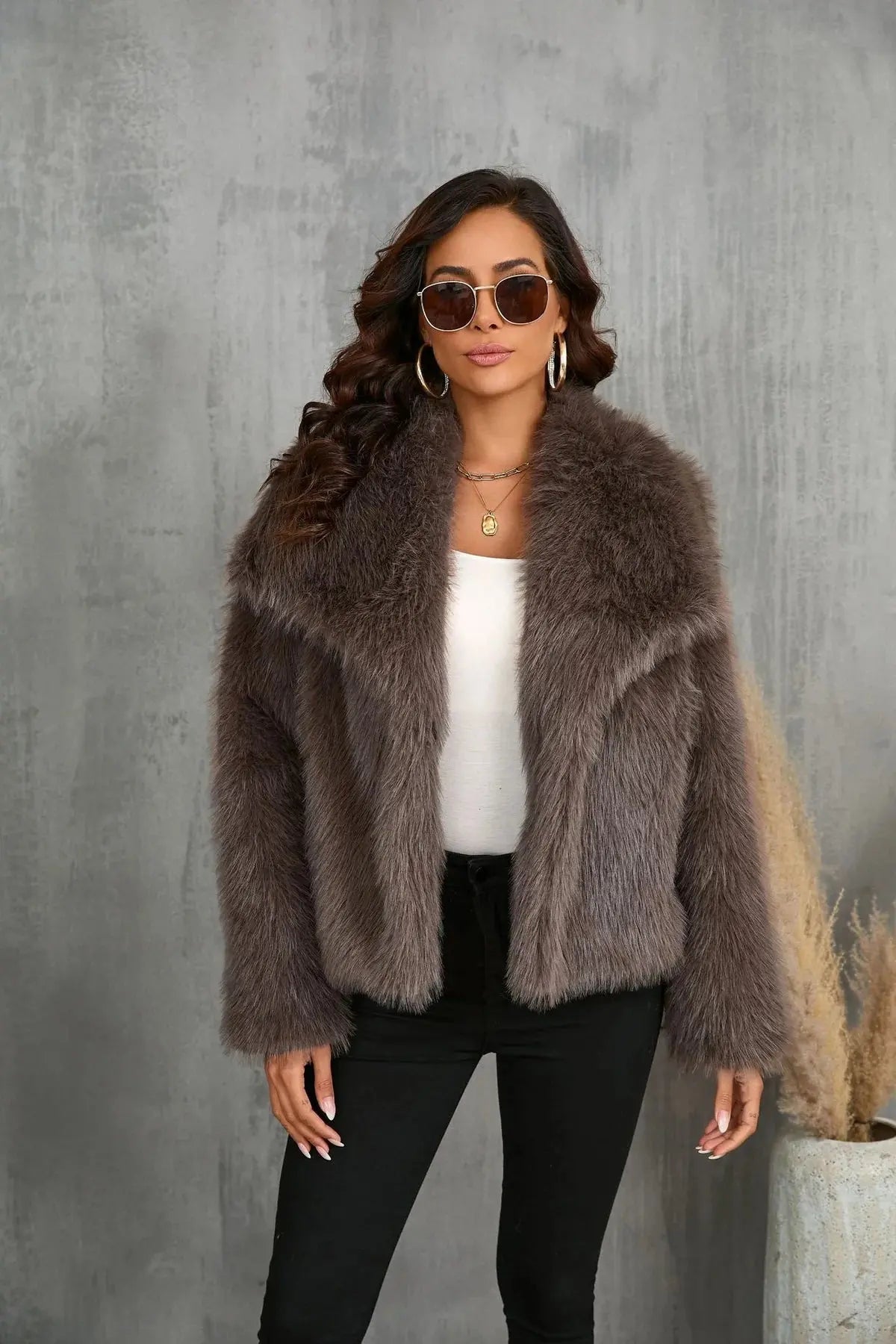 MACY™ | Faux Fur Winter Coat
