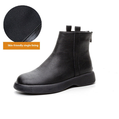 Sophie | Flat Fleece Ankle Boots