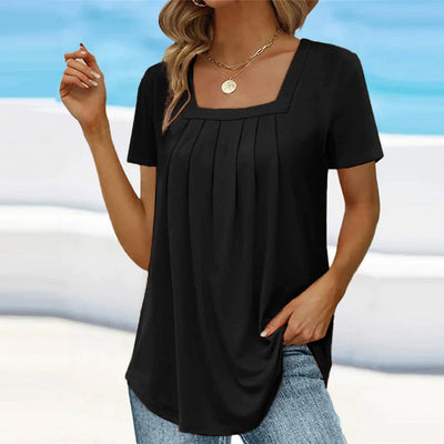 Joyce - Casual Pleated Blouse