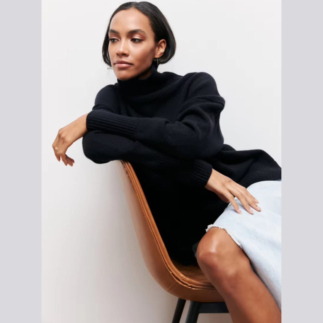 Marie | High Neck Sweater