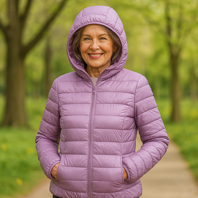 Metta Padded Jacket | Lilac