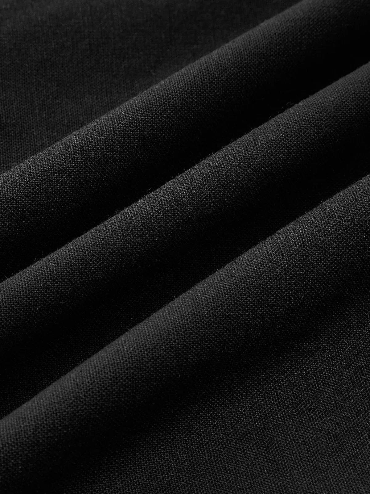 Simple and Chic Cotton & Linen Halter A Line Long Dress