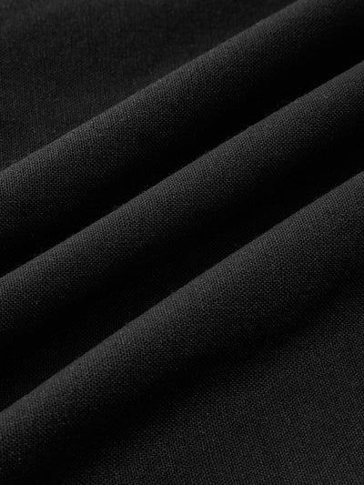 Simple and Chic Cotton & Linen Halter A Line Long Dress