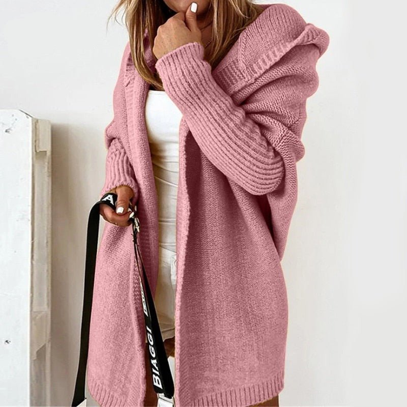 Lynn - Hooded Knit Cardigan