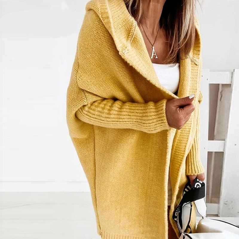 Lynn - Hooded Knit Cardigan