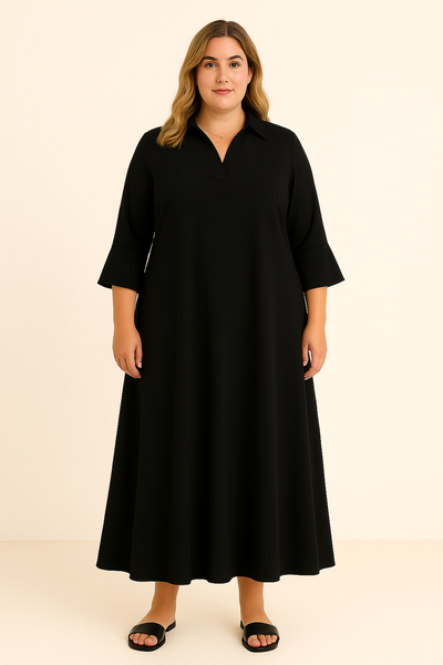 Long Sleeve Tummy Covering Dress | STOCKHOLM