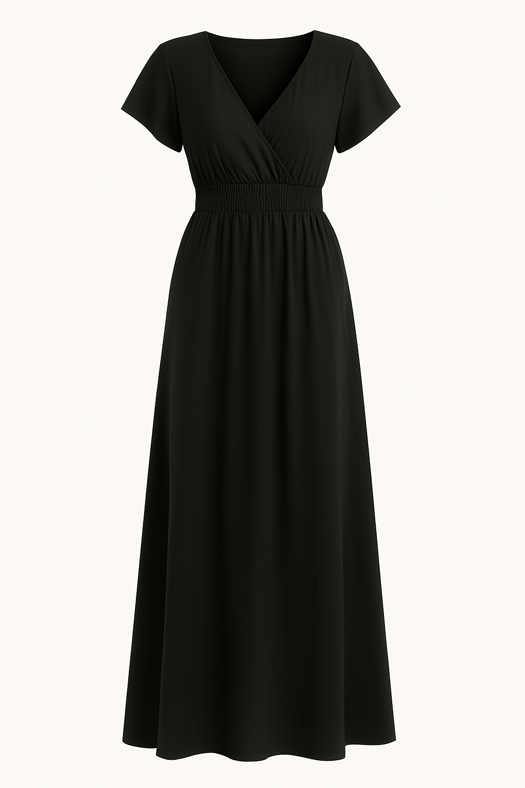 V-Neck Tummy Covering Dress | PARIS