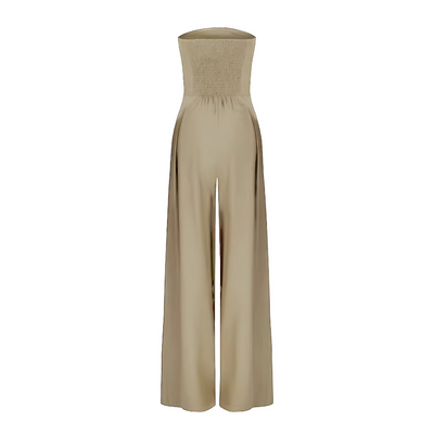 Alicia - Wide Leg Strapless Jumpsuit