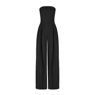 Alicia - Wide Leg Strapless Jumpsuit