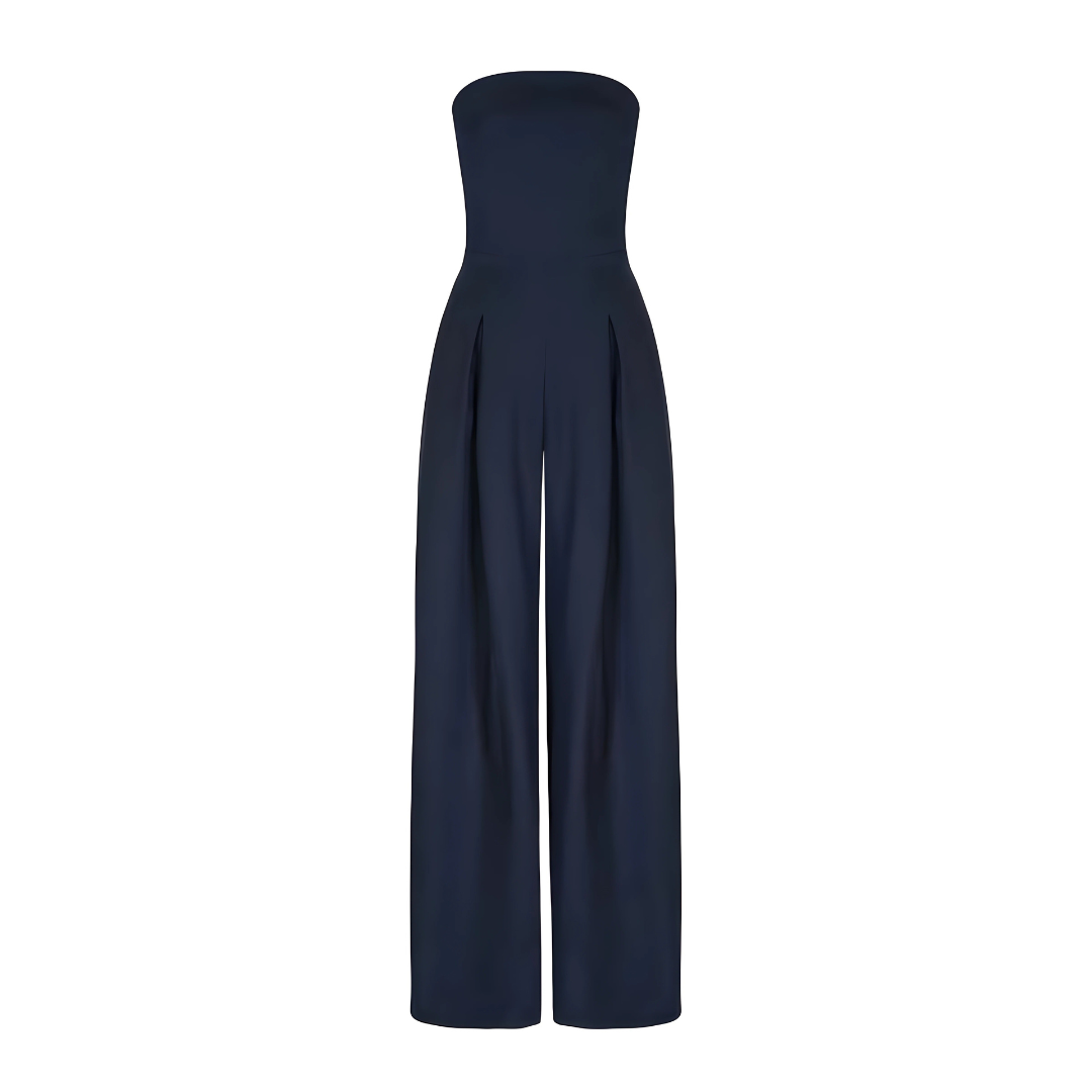 Alyssa - Wide Leg Strapless Jumpsuit