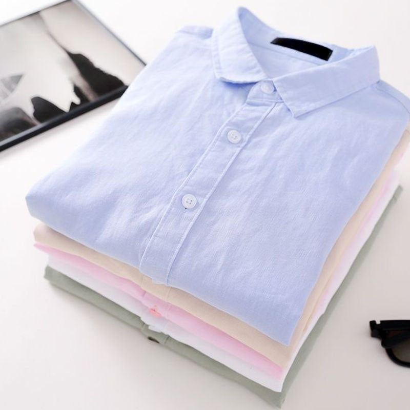 Marco Linen-Cotton Button Shirt