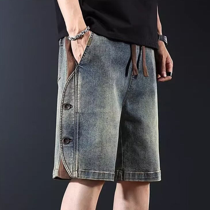 Tomas Retro Button Shorts