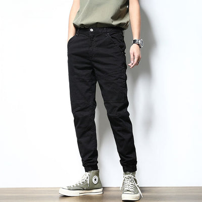 Riko Cotton Tapered Joggers
