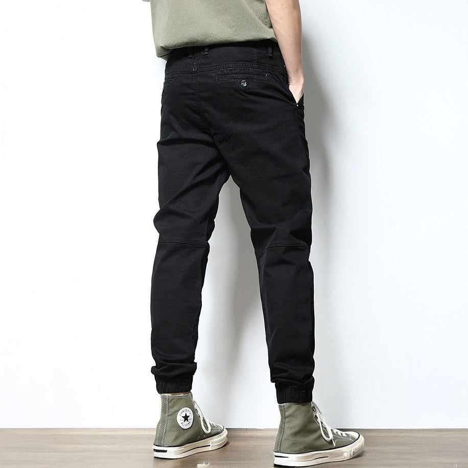 Riko Cotton Tapered Joggers
