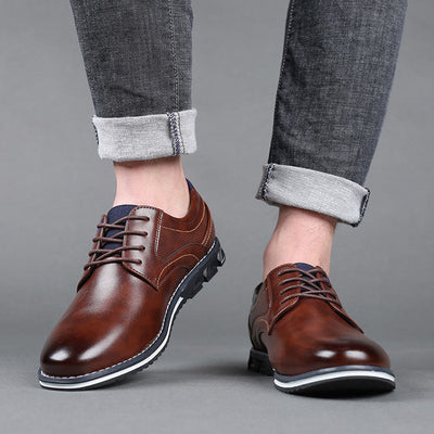 Marco Leather Derby Shoes