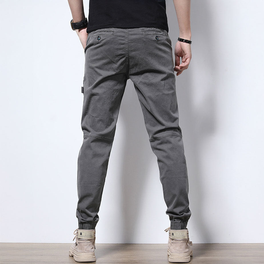 Riko Cotton Tapered Joggers