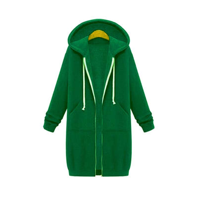 Bonnie - Longline Zip Hoodie