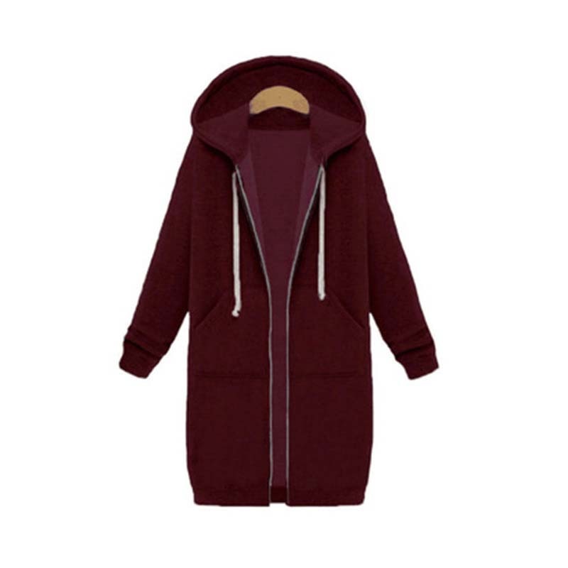 Bonnie - Longline Zip Hoodie