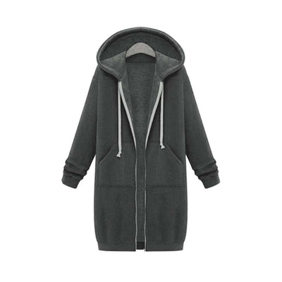 Bonnie - Longline Zip Hoodie