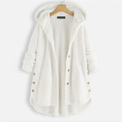 Janet - Ribbed Hooded Cardigan