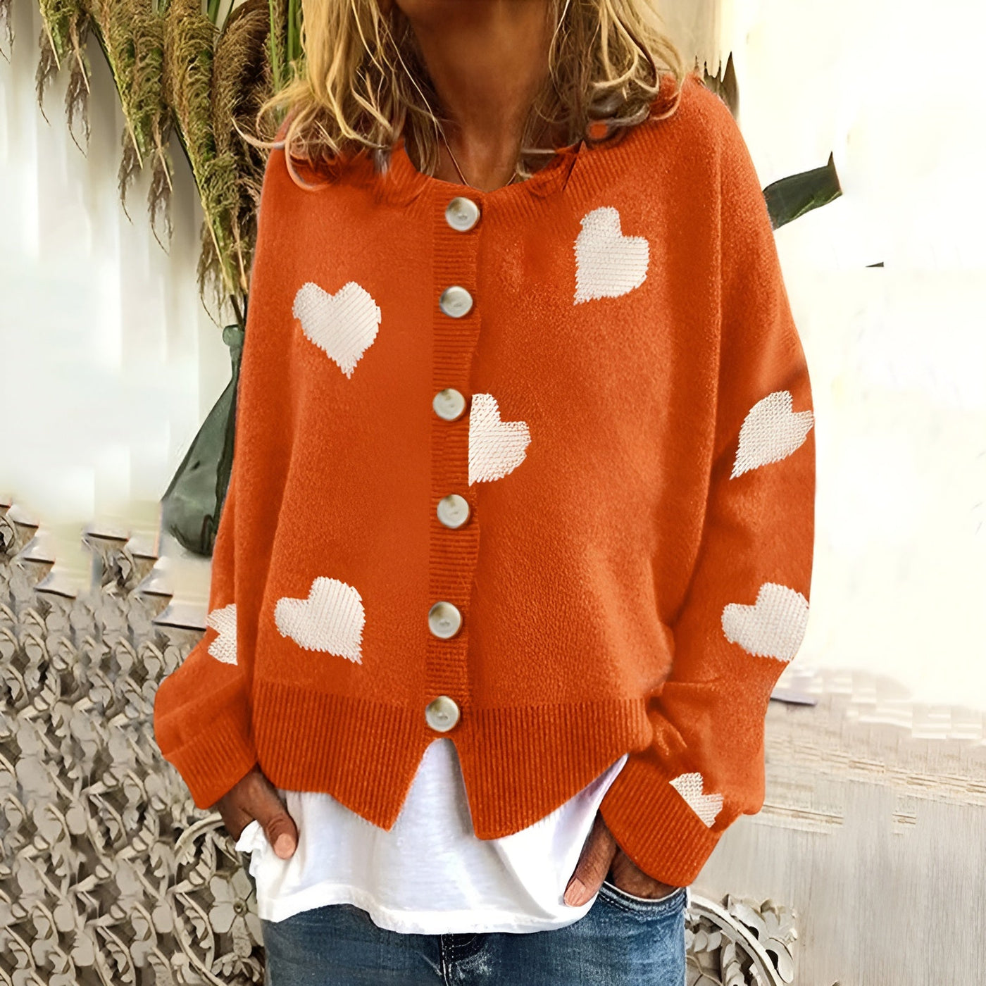 Maja | Heart Sweater