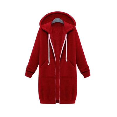 Bonnie - Longline Zip Hoodie