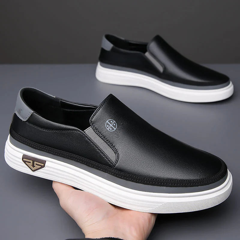 Vasco Leather Slip-Ons