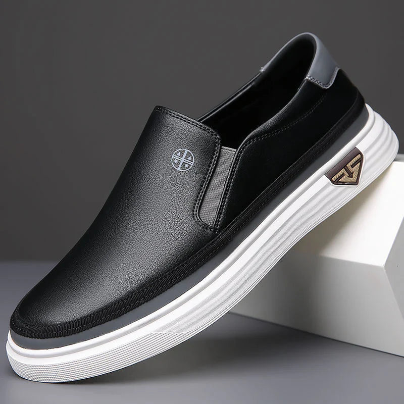 Vasco Leather Slip-Ons